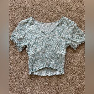 XS floral blouse💛